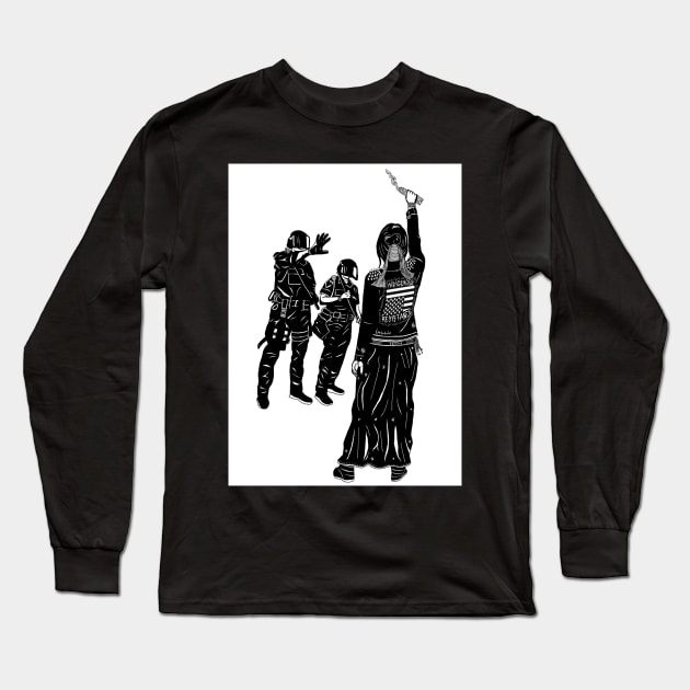 Indigenous Resistance Long Sleeve T-Shirt by Skidskunx